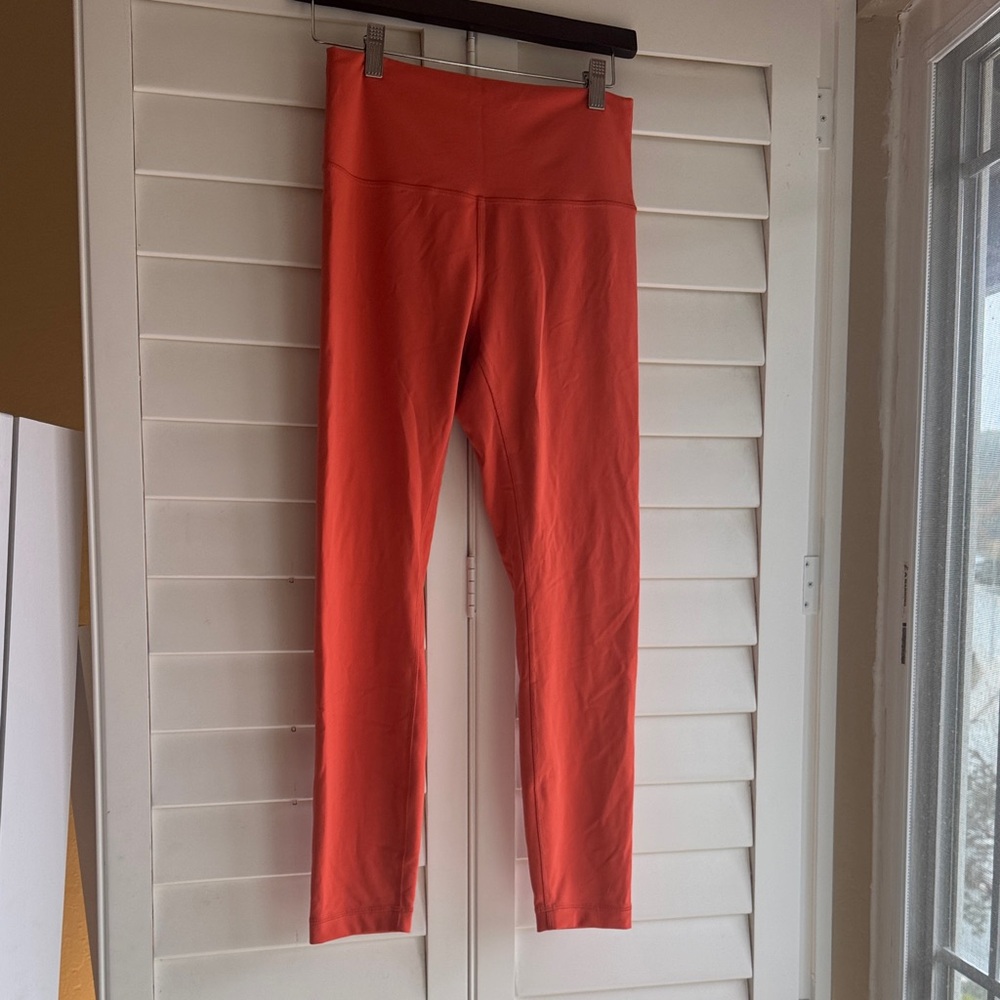 Lululemon Athletica Vibrant Orange Leggings